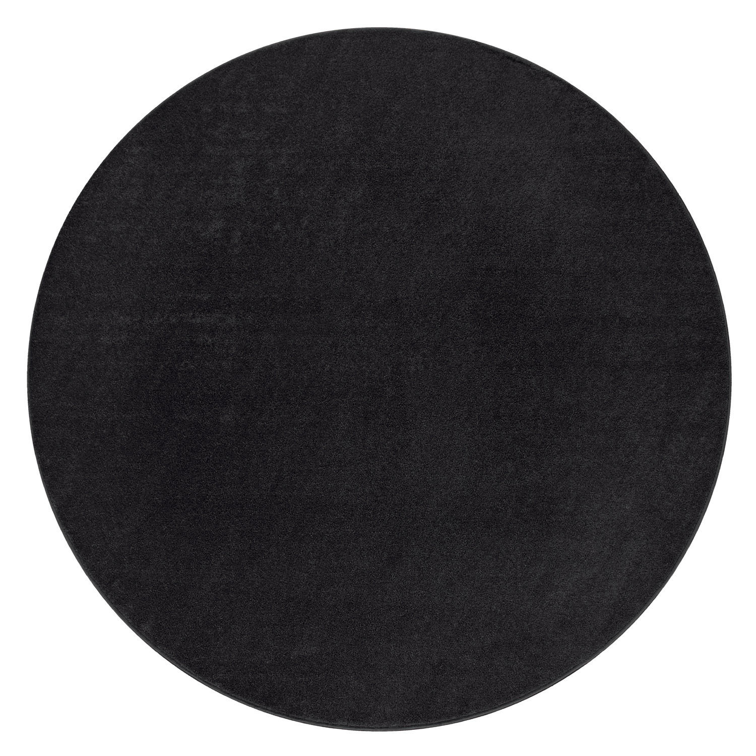KURZFLORTEPPICH 200/200 cm Porto 890 - Schwarz, Textil (200/200cm) - Paco Home