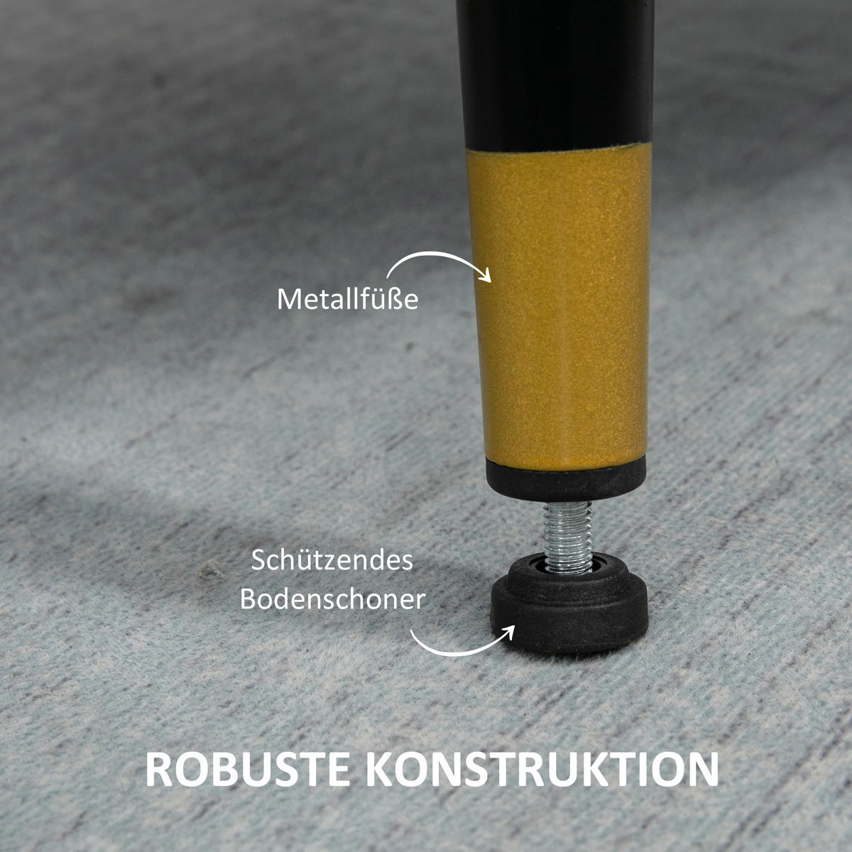 EINZELSESSEL Polstersessel Akzentstuhl mit Leinenoptik, Kissen, bis 120 kg Blau - Blau/Schwarz, Textil/Metall (68/80/76cm) - HOMCOM