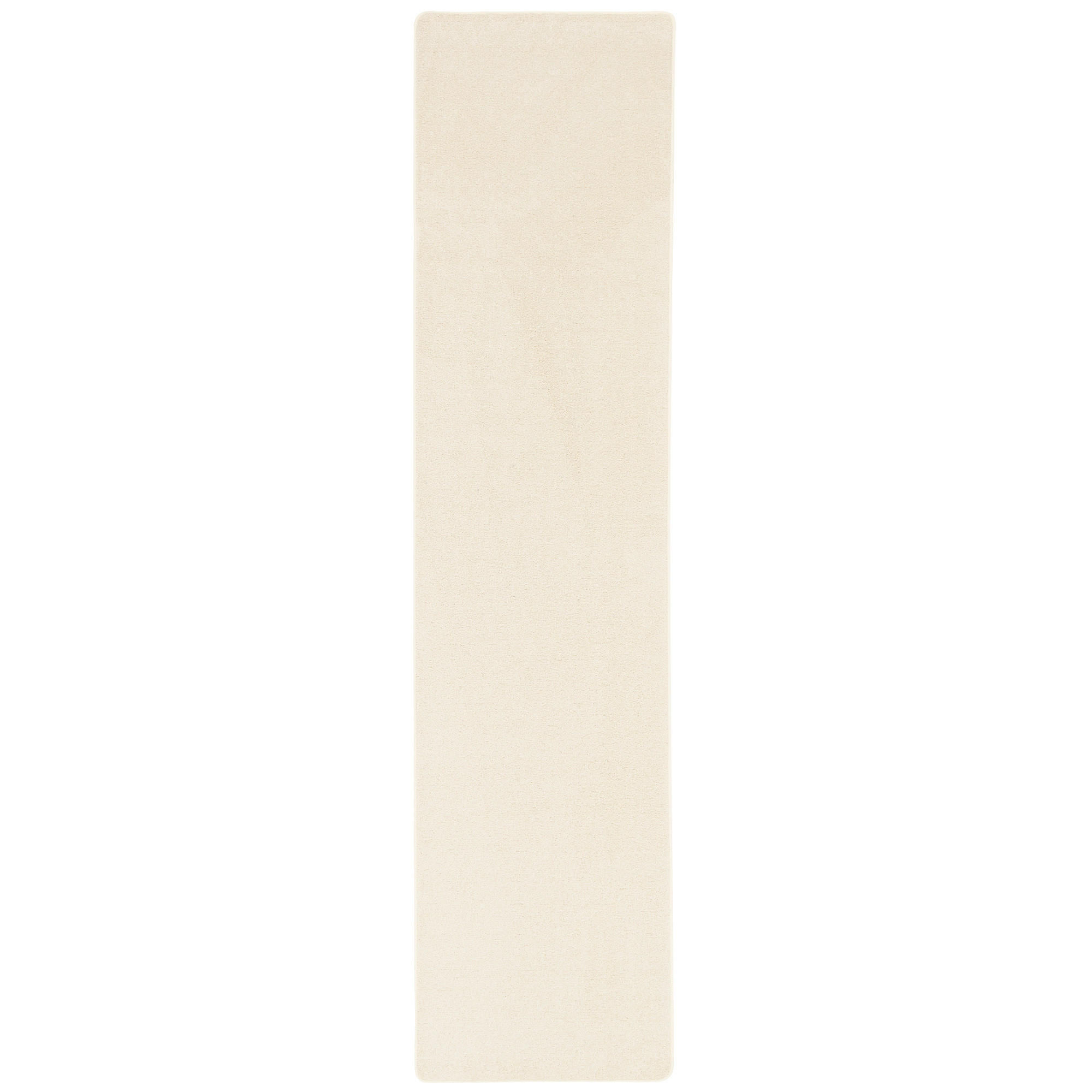 HOCHFLOR VELOURS LÄUFER TEPPICH LUNA - Creme, Textil (80/400cm) - Snapstyle