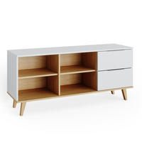 KOMMODE Nautica Weiß 134 x 61 cm - Weiß, Holzwerkstoff (40/61/134cm) - Vicco