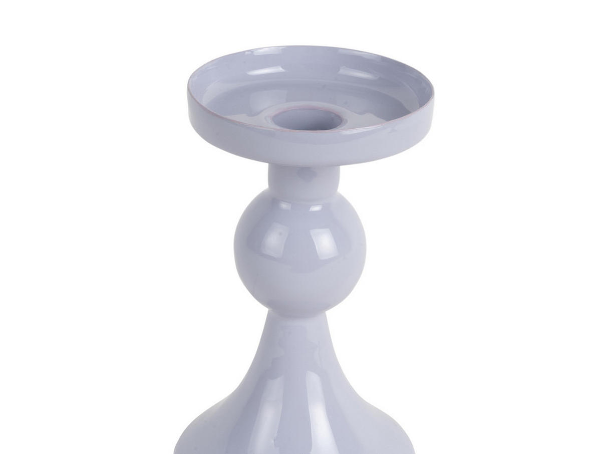 KERZENHALTER Funky Lila 8.5/8.5/15 cm - Lila, Metall (8.5/15/8.5cm) - Present Time