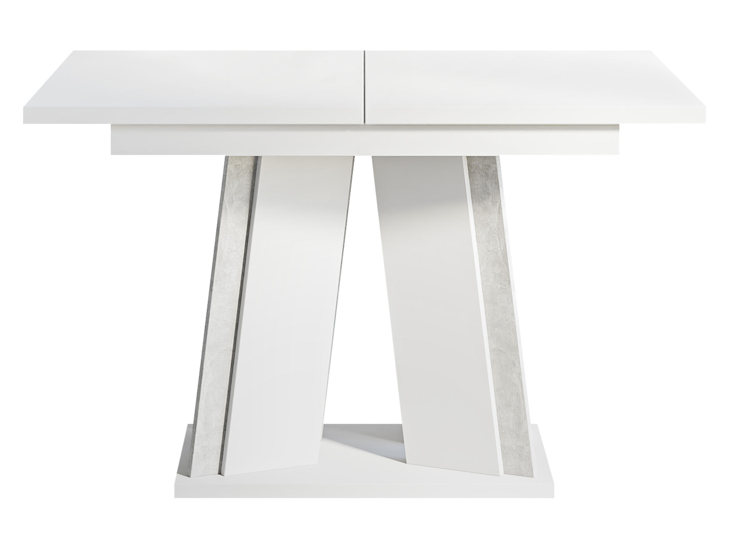 ESSTISCH ausziehbar Doha - Weiß Hochglanz, Holzwerkstoff (80/120/75cm) - MIRJAN24
