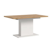 ESSTISCH MOTION (B/H/T: ca. 150/76/90 cm) in Weiß/Artisan Oak Nachbildung - Weiß, Holzwerkstoff (90/150/76cm)