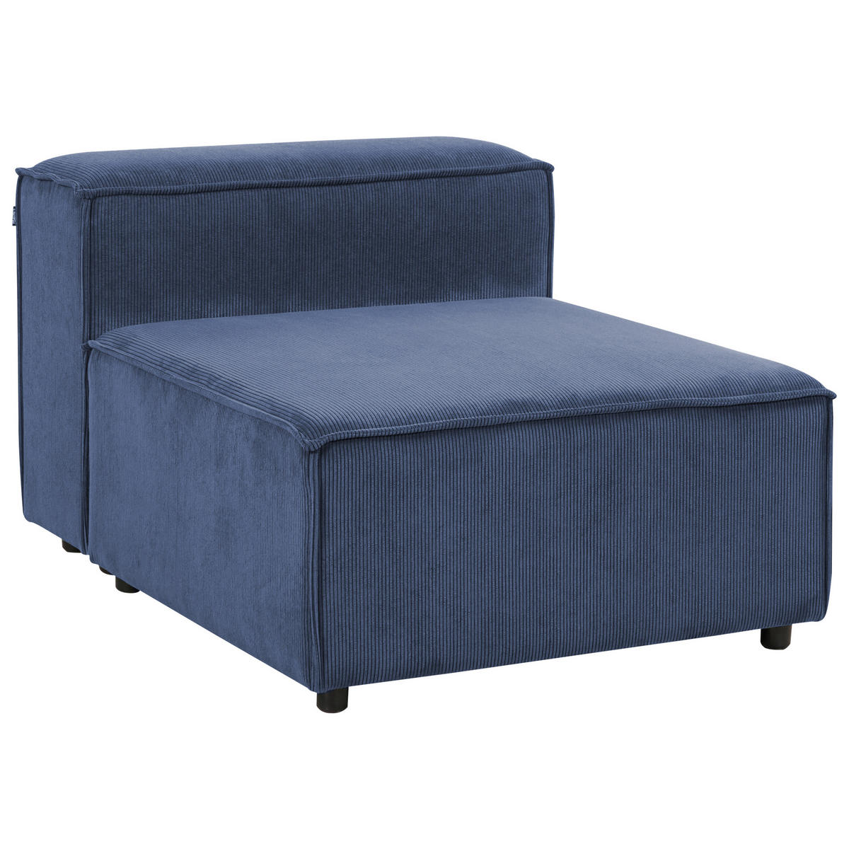 SESSELMODUL Cord Dunkelblau Ardal - Dunkelblau, Textil (88/68/120cm) - Beliani
