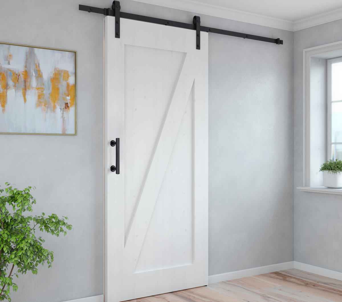GRIFF für Holzschiebetüren Pasadena, Länge 240 mm, 180 mm Achsenabstand, Stahl, Schwarz strukturiert - Schwarz, Metall (9.5/4/34cm) - EMUCA