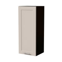 HÄNGESCHRANK Oslo W4/40 Schwarz / Kaschmir Matt 40 / 32,5 / 96cm - Kaschmir/Schwarz, Holz/Holzwerkstoff (40/96/32.5cm) - Feldmann-Wohnen