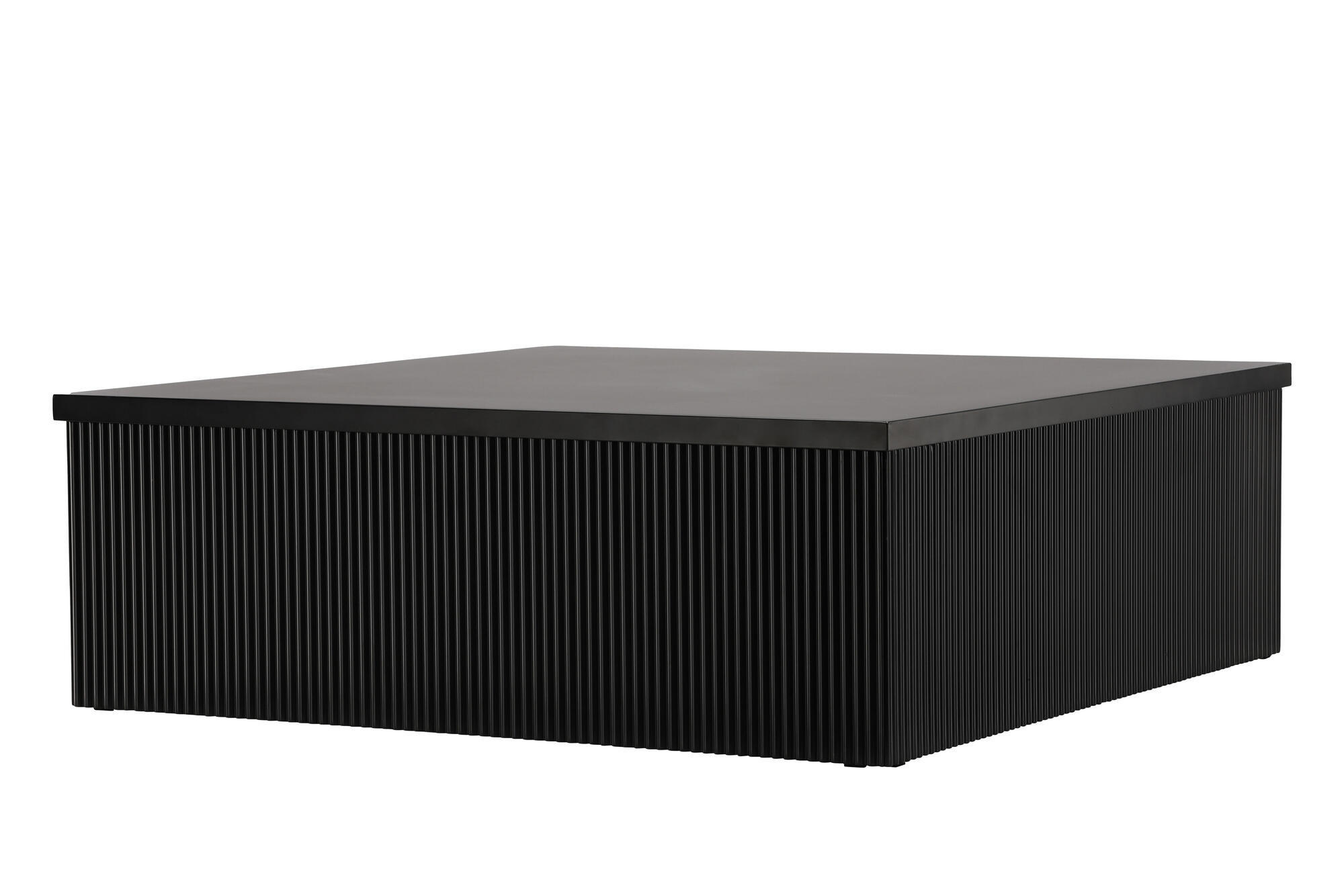 COUCHTISCH LENOX Schwarz 90x90x30 cm - Schwarz, Holzwerkstoff (90/90/30cm) - FURNLUX