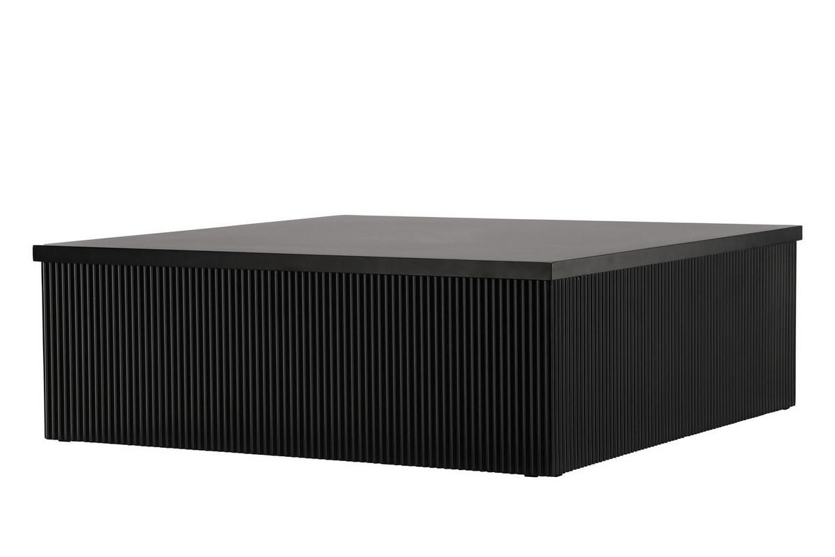 COUCHTISCH LENOX Schwarz 90x90x30 cm - Schwarz, Holzwerkstoff (90/90/30cm) - FURNLUX