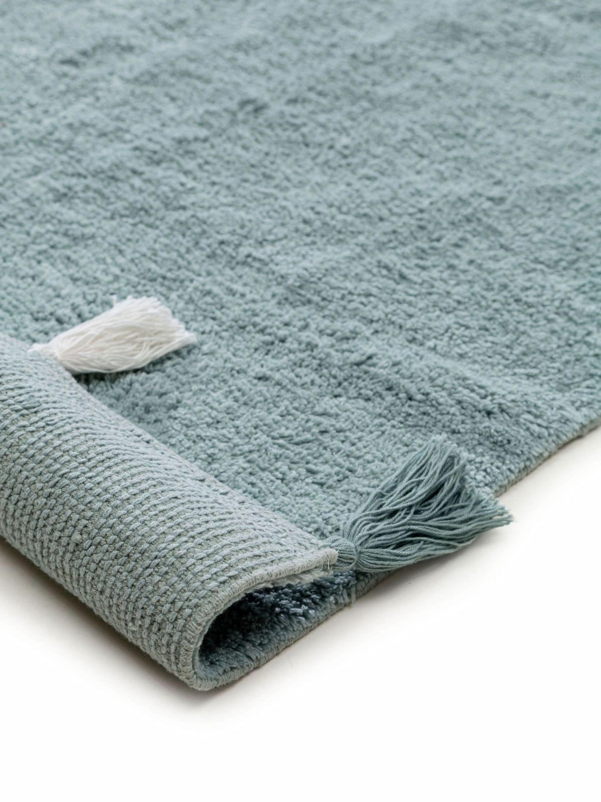 PRATELNÝ dětský koberec Malu Mátová 80x120 cm - zelená barva, textil/přírodní materiály (80/1cm) - KUNSTLOFT