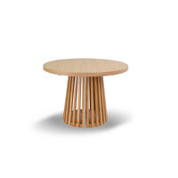 ESSTISCH LAMELLI Ausziehbar 110 - 210 / 110 x 76 cm - Eichefarben, Holz (110/110/76cm) - MASSENO