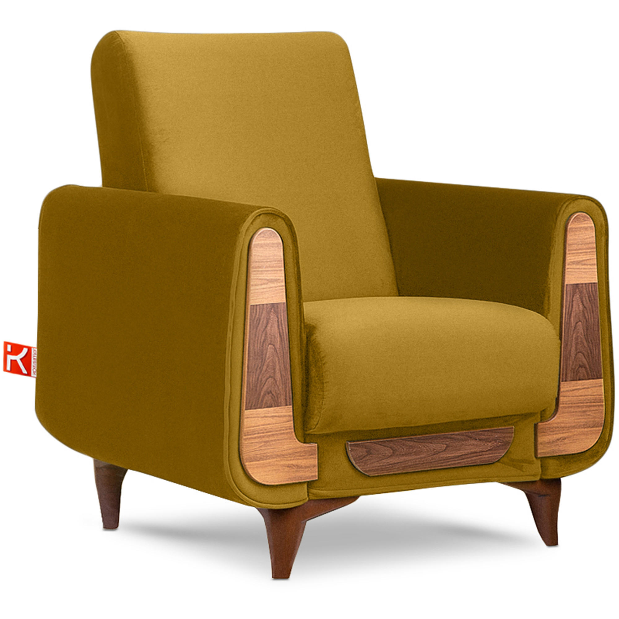 Konsimo® Sessel Gelb 83x95x92 cm