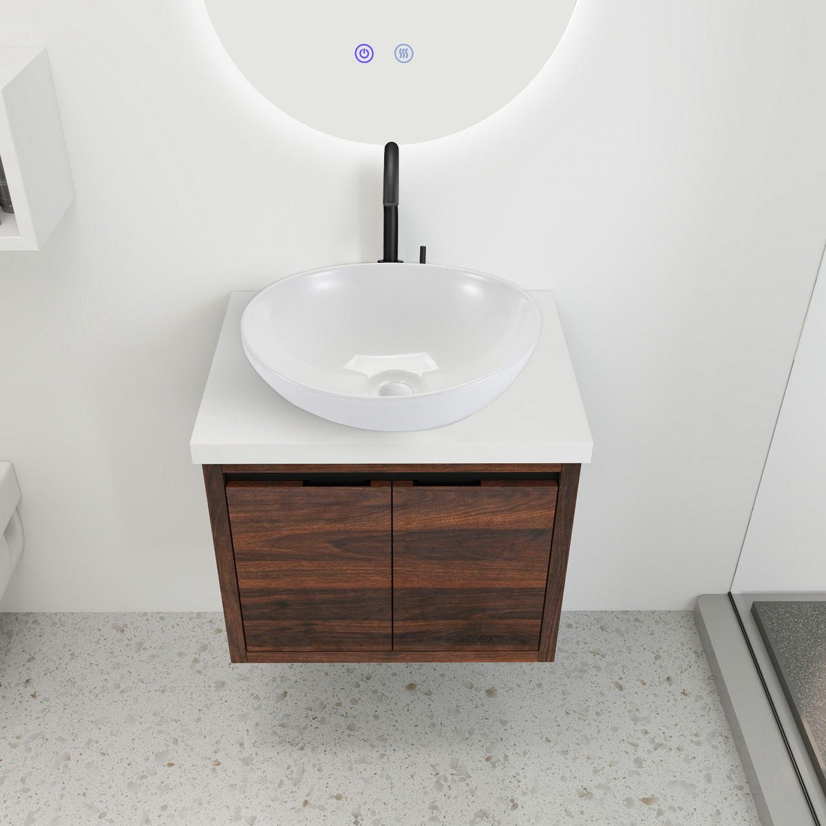 WASCHBECKEN Weiß 37/13.5/48 - Weiß, Keramik (37/13.5/48cm) - ZMH