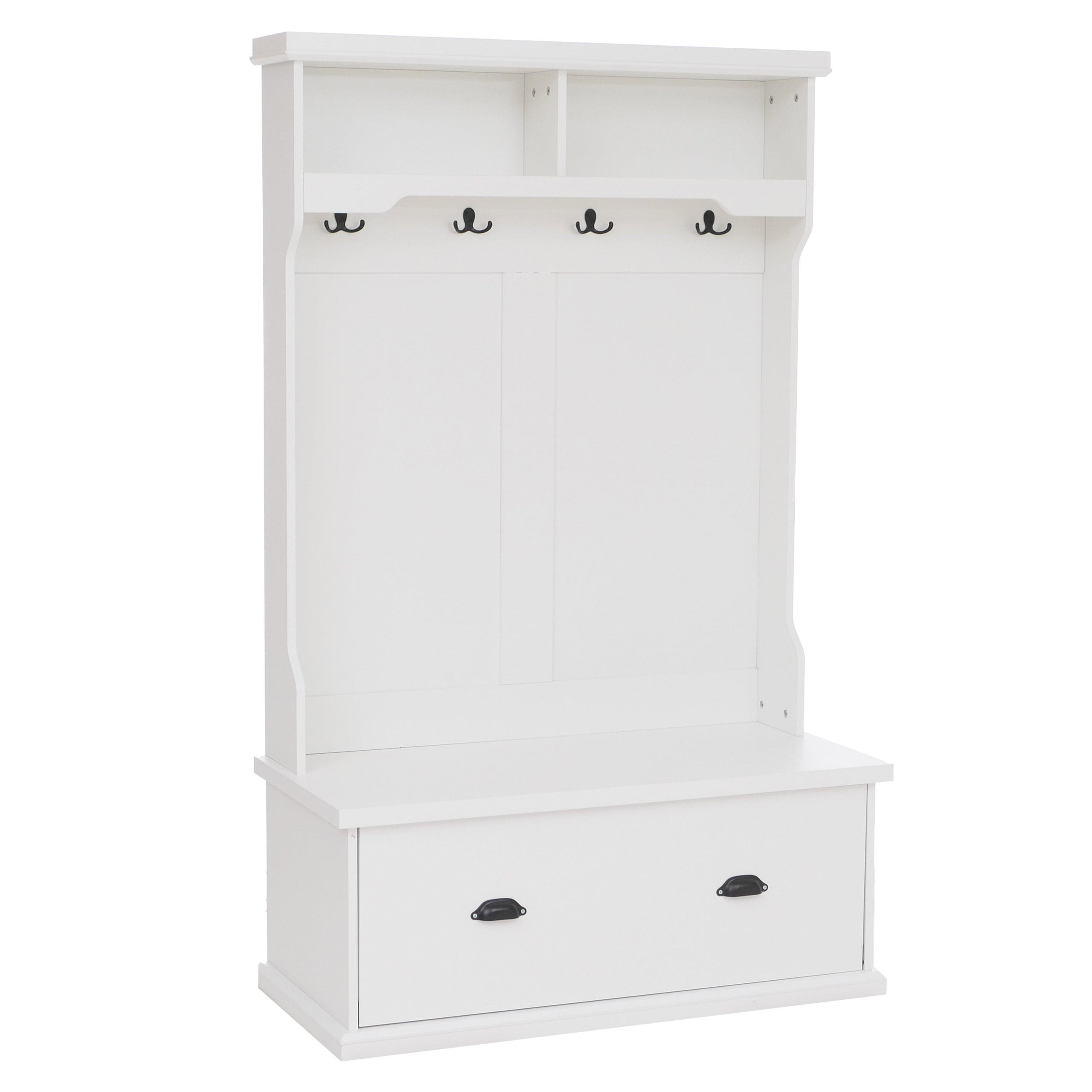 GARDEROBE Weiß - Weiß, Holz (100/163/47cm) - MCW