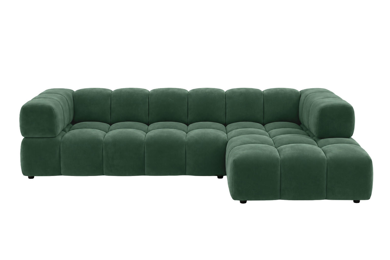 Kaiser Möbel Ecksofa Grün 320x150 cm