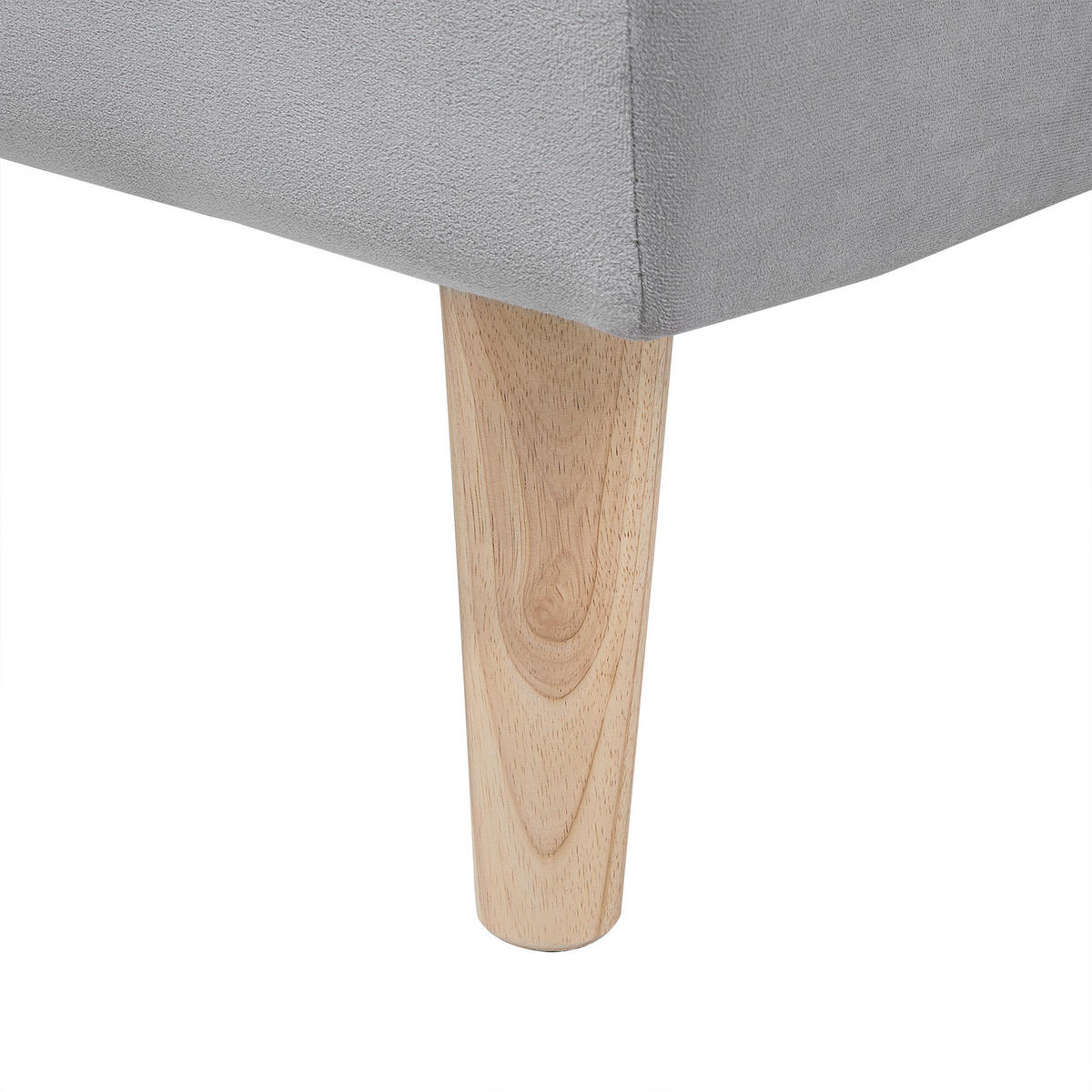 3-SITZER-SCHLAFSOFA Polyester Grau Siljan - Hellgrau, Textil (177/80/80cm) - Beliani