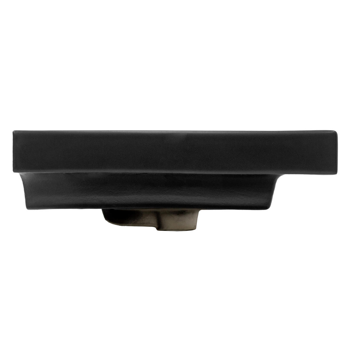 WASCHBECKEN - Schwarz, Keramik (48/63/63cm) - ML-DESIGN