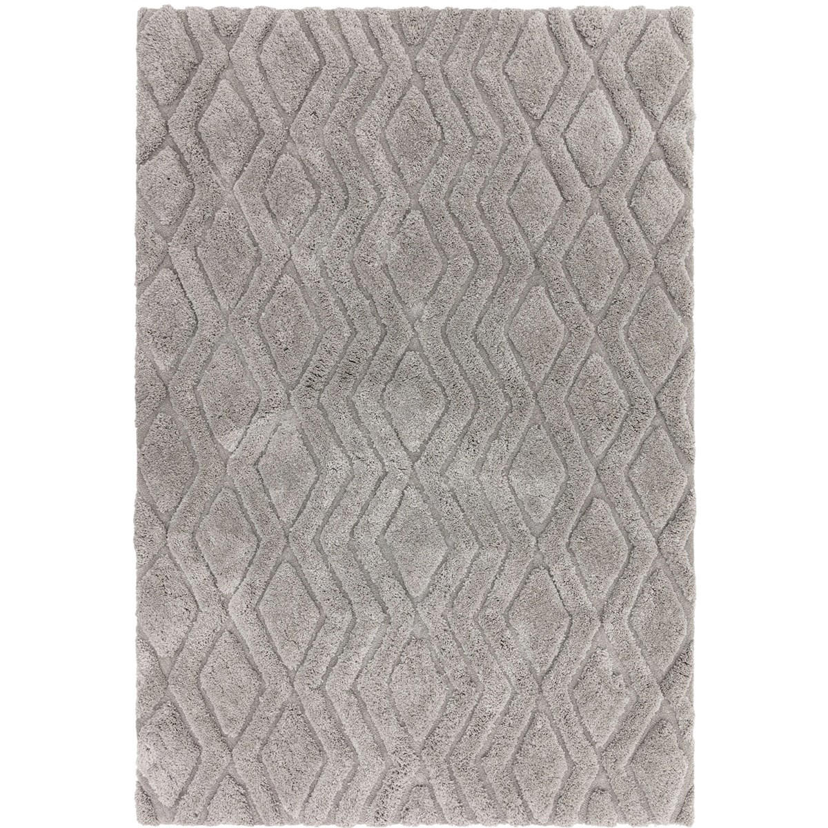 TEPPICH Moderner für Wohn- und Schlafzimmer JACKSON Grau 160 x 230 cm - Grau, Textil (160/230cm) - Novatrend