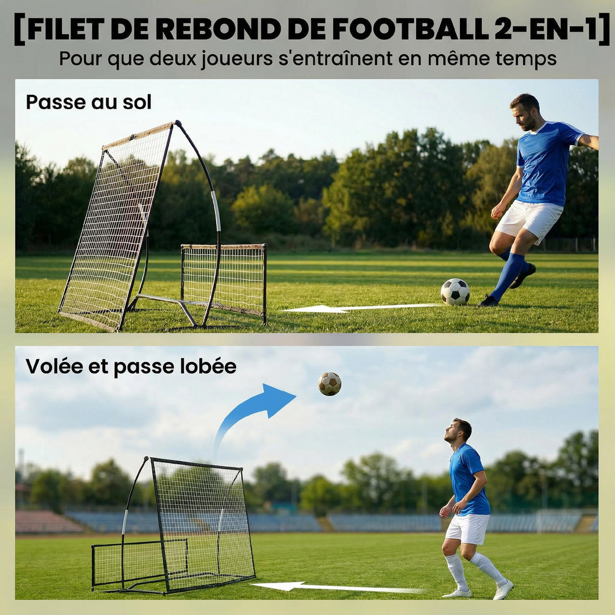 REBOUNDER DE-18605 Schwarz - Schwarz, Metall (94/200cm) - ComfortXL