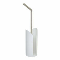 TOILETTENPAPIERSTÄNDER mit Ablage für Ersatzrollen 15/15/58 cm - Weiß, Metall (15/58/15cm) - 5five Simply Smart