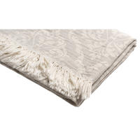 VILLA Strandtuch Barok style 100x180 Grau für Babys geeignet 100%Baumwolle Hamamtuch Saunatuch Mehrzweck - Grau, Textil (100/180cm) - Villa Möbel