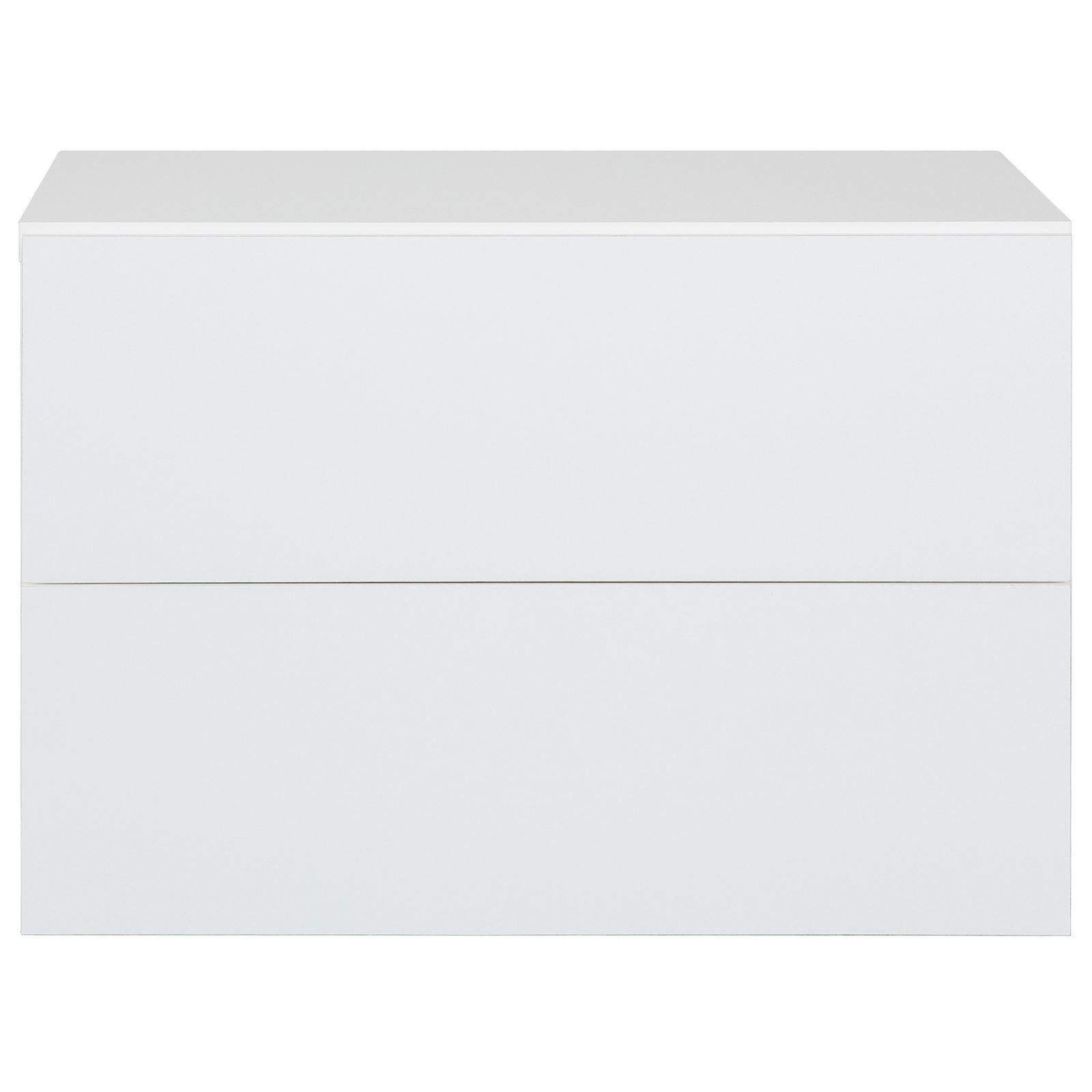 HÄNGENDER NACHTTISCH ANNI weiß - Weiß, Holzwerkstoff (42/29/30cm) - CARO-Möbel