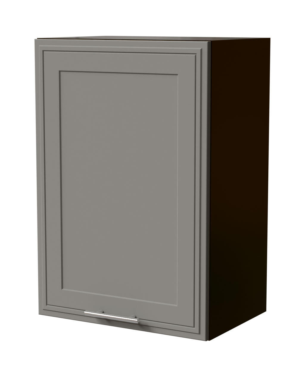 HÄNGESCHRANK Salo W2/50 Lava / Dust Grey Matt 50 / 32,5 / 72cm - Dunkelgrau/Grau, Holz/Holzwerkstoff (50/72/32.5cm) - Feldmann-Wohnen