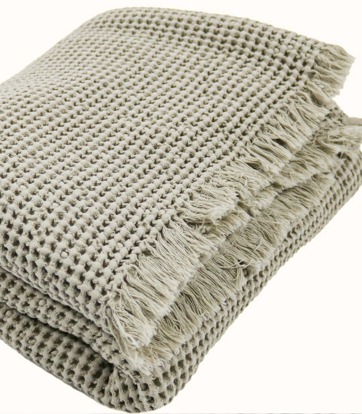 BABYDECKE Cocoon. Plaid. 130x170 cm. Greige - Beige, Textil (130/170cm) - SOWL
