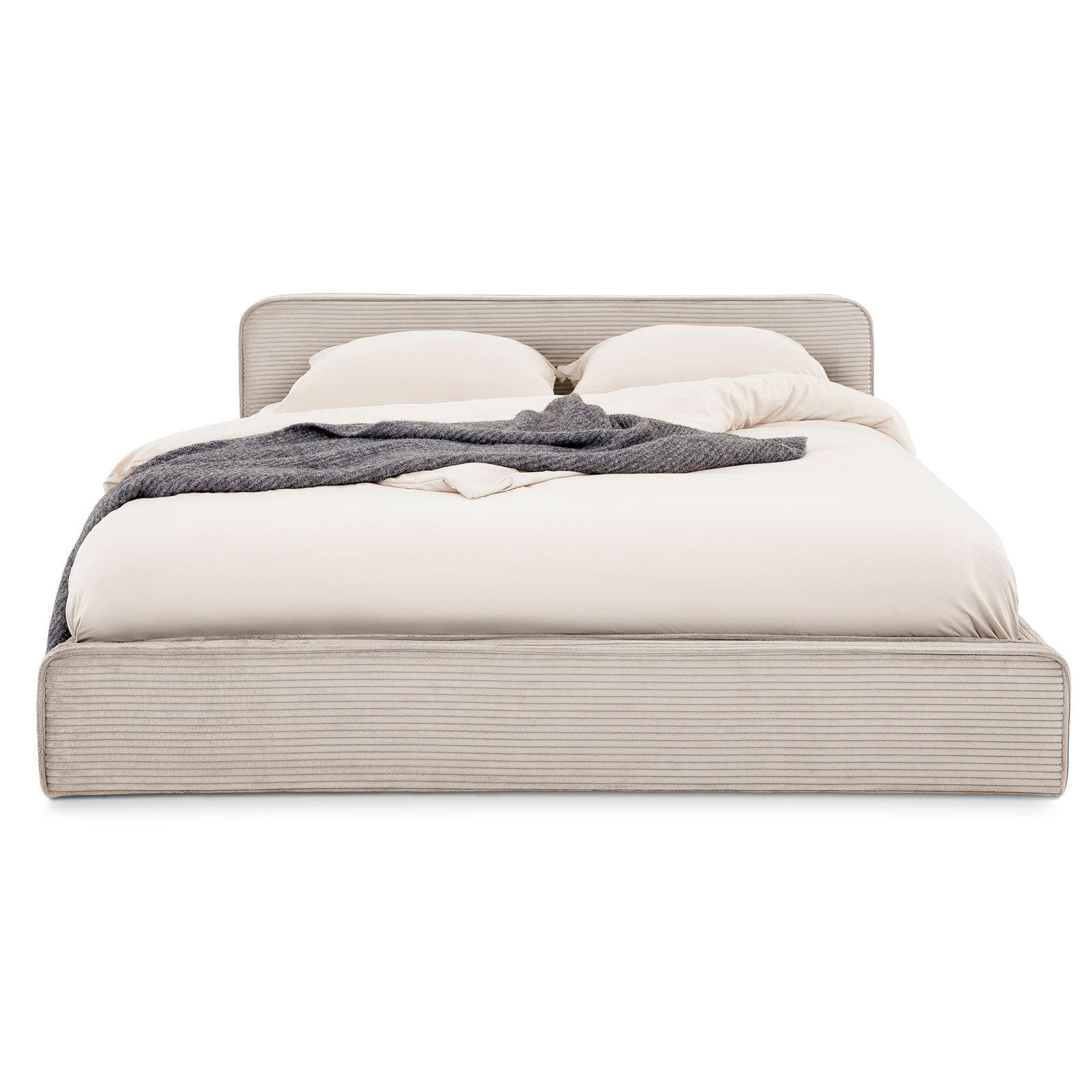 POLSTERBETT CURSIO 140x200 cm beige - Beige, Textil (140/200cm) - IDIMEX