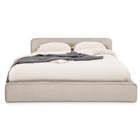 POLSTERBETT CURSIO 140x200 cm beige - Beige, Textil (140/200cm) - IDIMEX