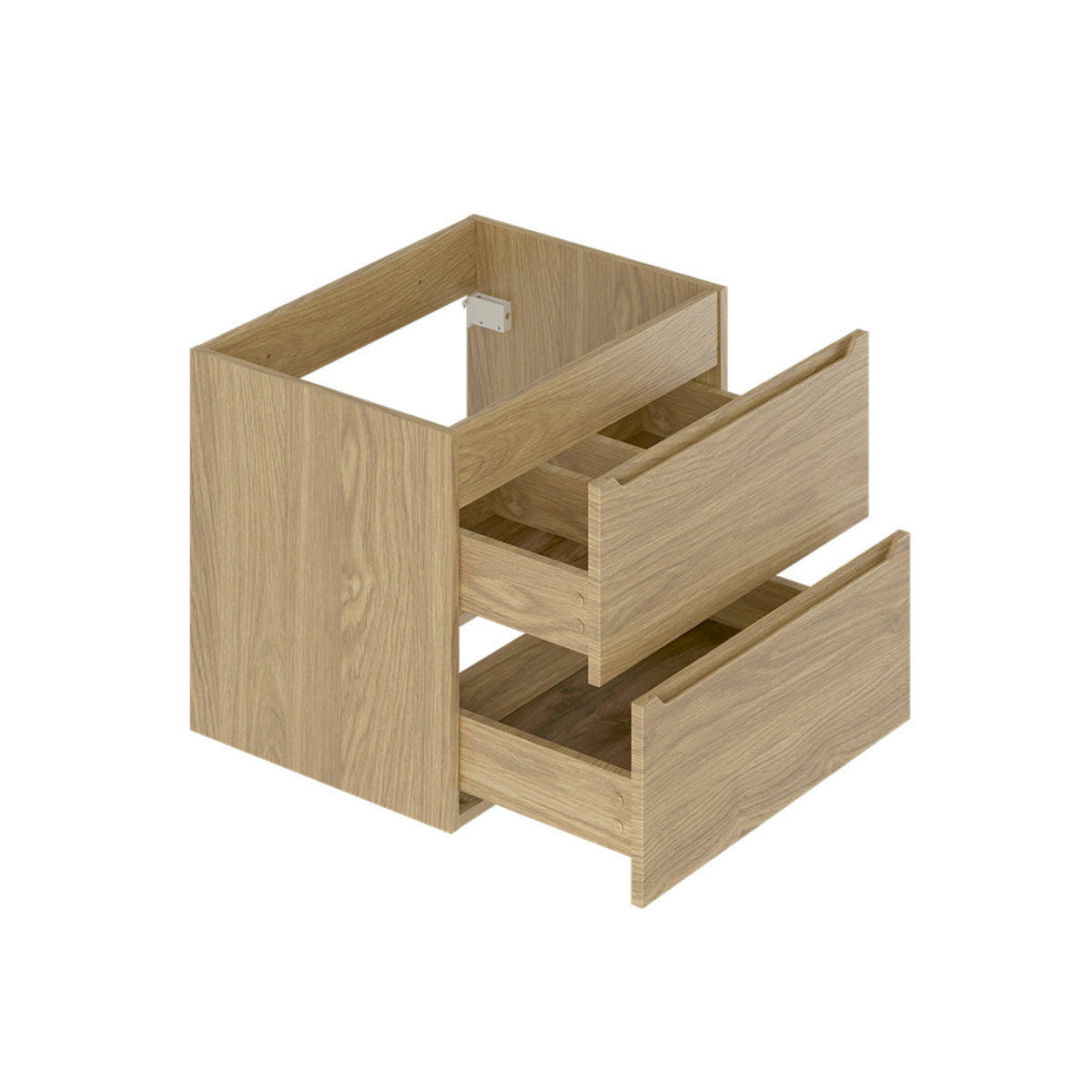 SKRINKA POD UMÝVADLO 60.6cm Viggo Drevo - hnedá, kompozitné drevo (60.6/52.2/46.5cm) - Petits-meubles