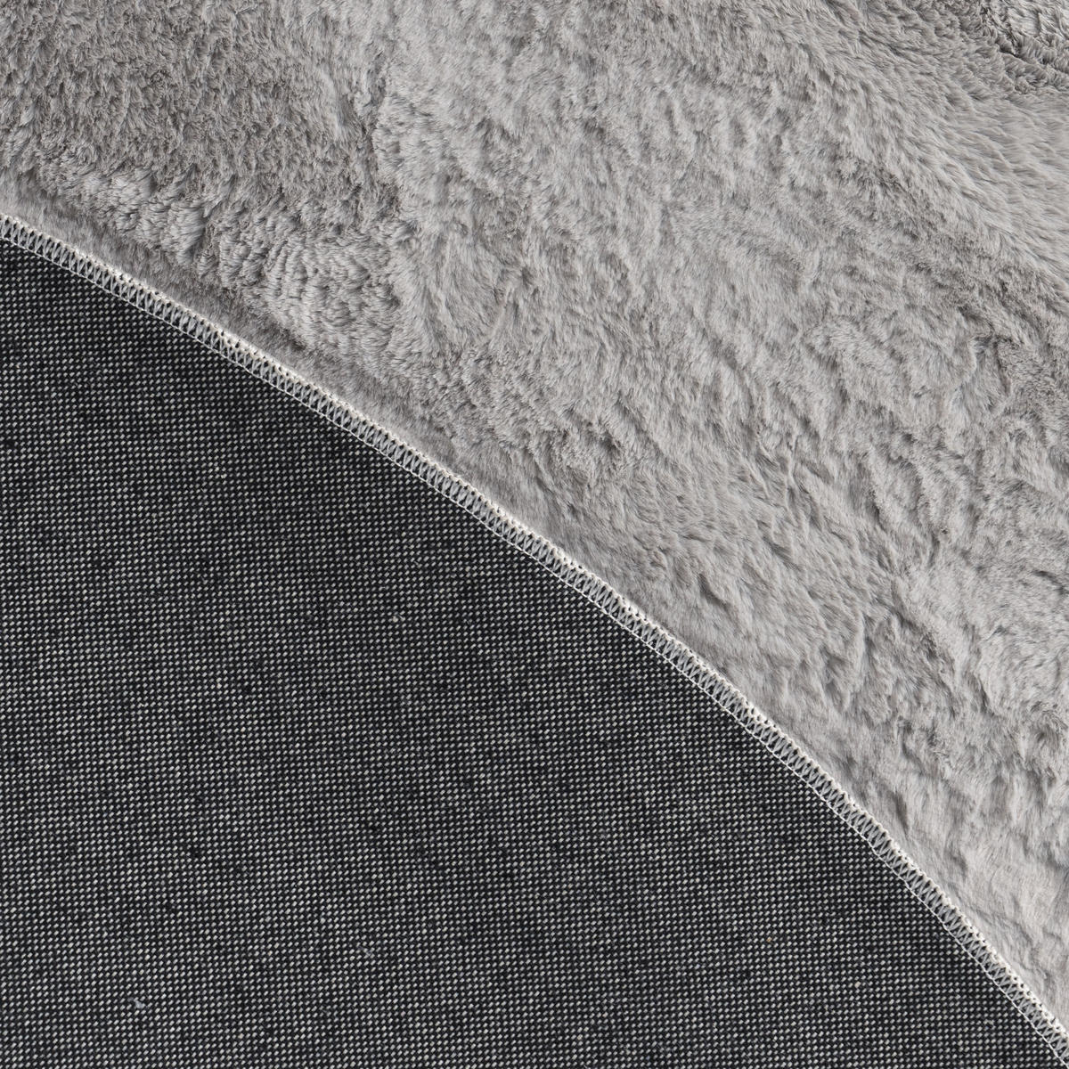 HOCHFLORTEPPICH 200/200 cm Soft 380 - Grau, Textil (200/200cm) - Paco Home