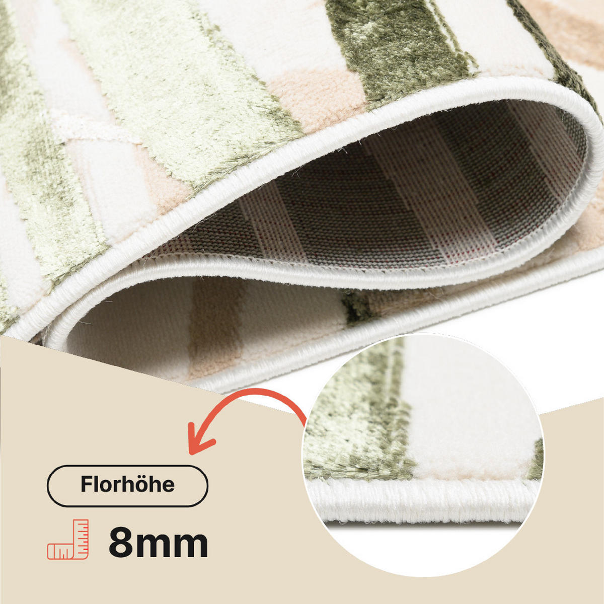 TEPPICH GOLDEN Creme Beige 200/300 cm - Beige, Kunststoff (200/300cm) - Tapiso