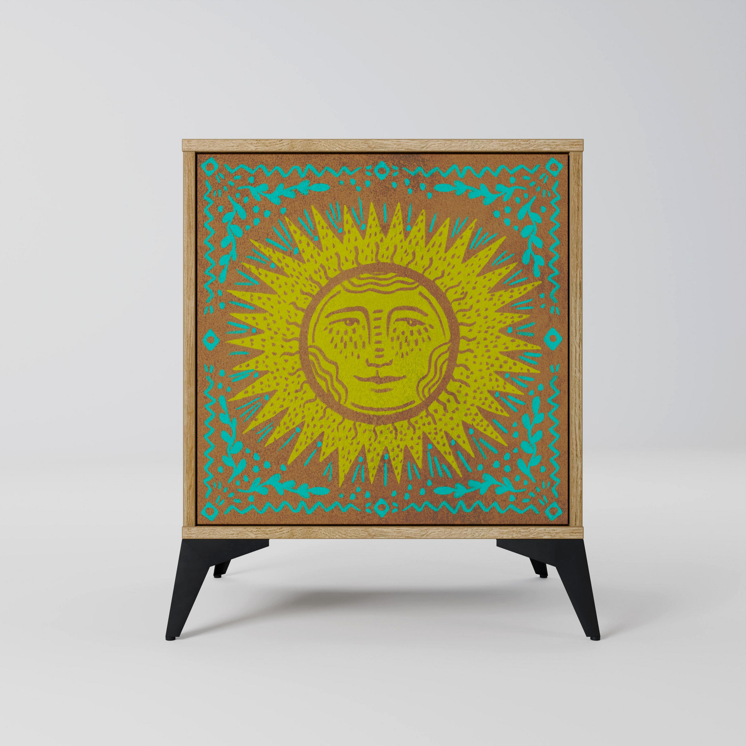 SpaceRebels Sideboard Eiche 57.5x70.5x42 cm