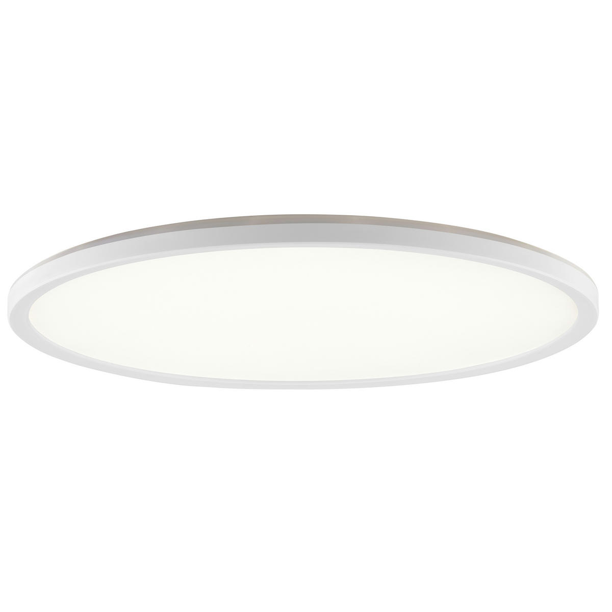 LED DECKENLEUCHTE Lumaro Weiß 42/42/2,9 cm - Weiß, Kunststoff (42/42/2.9cm) - Brilliant