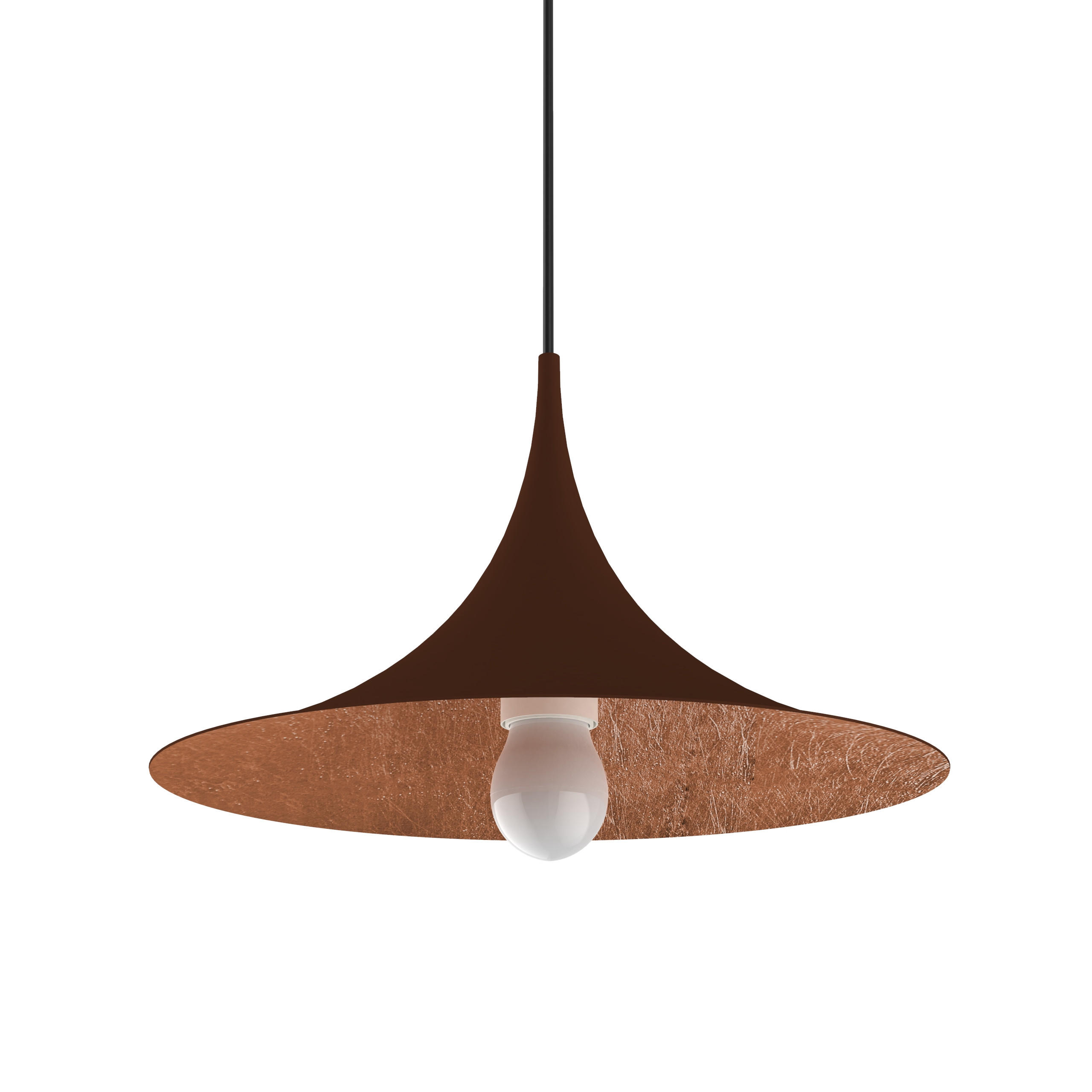 HÄNGELEUCHTE - Braun, Metall (33/33/16cm) - Lumicom