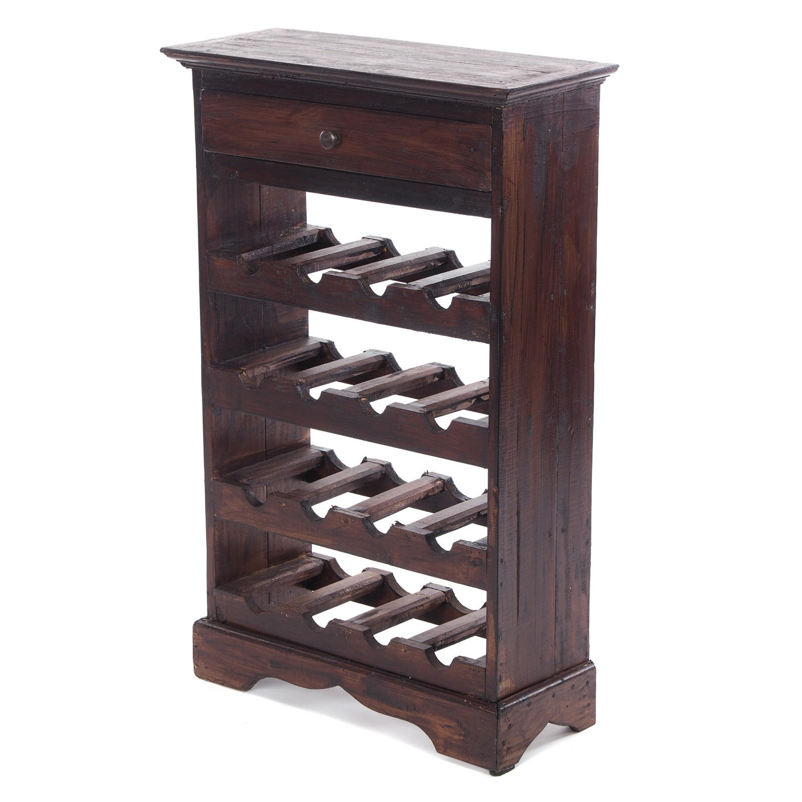 Design Delights Flaschenregal Dunkelbraun 55x85x23 cm