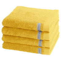 HANDTUCH Sinfonie 4er-Set - Gelb, Textil (50/100cm) - Ross