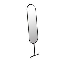 STANDSPIEGEL Tess Schwarz - Schwarz, Metall (38.5/165/2.5cm) - Zuiver