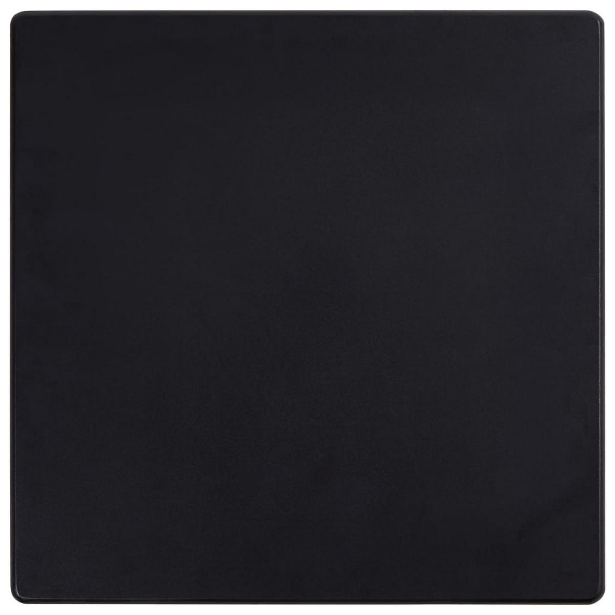 BARTISCH Industrial-Stil 60/60/111 cm aus Mdf Schwarz Quadratisch - Schwarz, Holzwerkstoff (60/60/110cm) - vidaXL