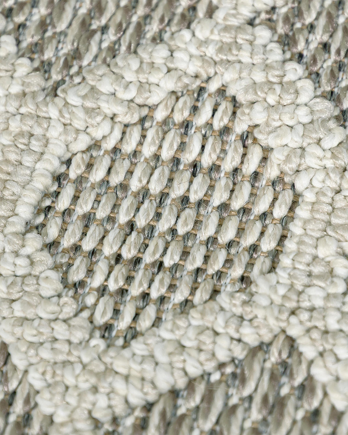 TEPPICH In-& Outdoor Cangas Genio Mazovia 120x170cm Beige Ecru Abstrakt Kurzflor - Ecru, Textil (120/170cm) - Mazovia