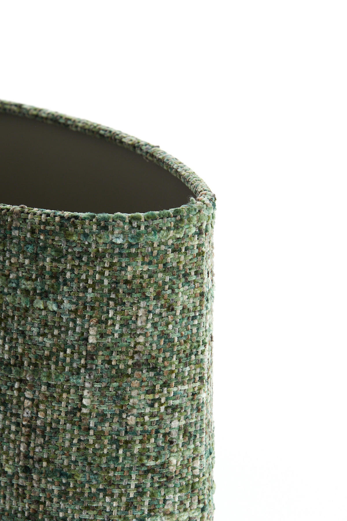 LAMPENSCHIRM Osire Grün 38/17.5/28 cm - Grün, Textil (38/17.5/28cm) - Light & Living