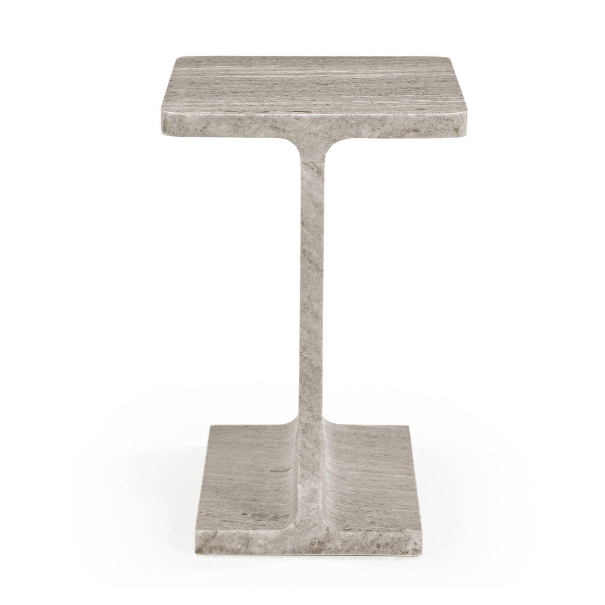 BEISTELLTISCH aus Marmor L38 cm - HYPPOLITE - Beige, Naturmaterialen (49/49/46cm) - Signature