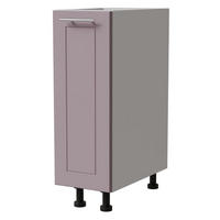 UNTERSCHRANK Bari D1D/20 Weiß / RAL 4009 pastellviolett 20 / 50 / 82cm - Violett/Weiß, Holz/Holzwerkstoff (20/82/50cm) - Feldmann-Wohnen