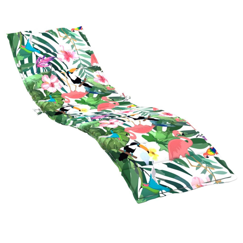 SONNENLIEGEN-AUFLAGE Mehrfarbig Oxford-Gewebe - Multicolor, Textil (60/4/200cm) - vidaXL