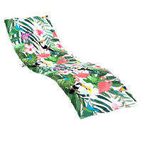 SONNENLIEGEN-AUFLAGE Mehrfarbig Oxford-Gewebe - Multicolor, Textil (60/4/200cm) - vidaXL