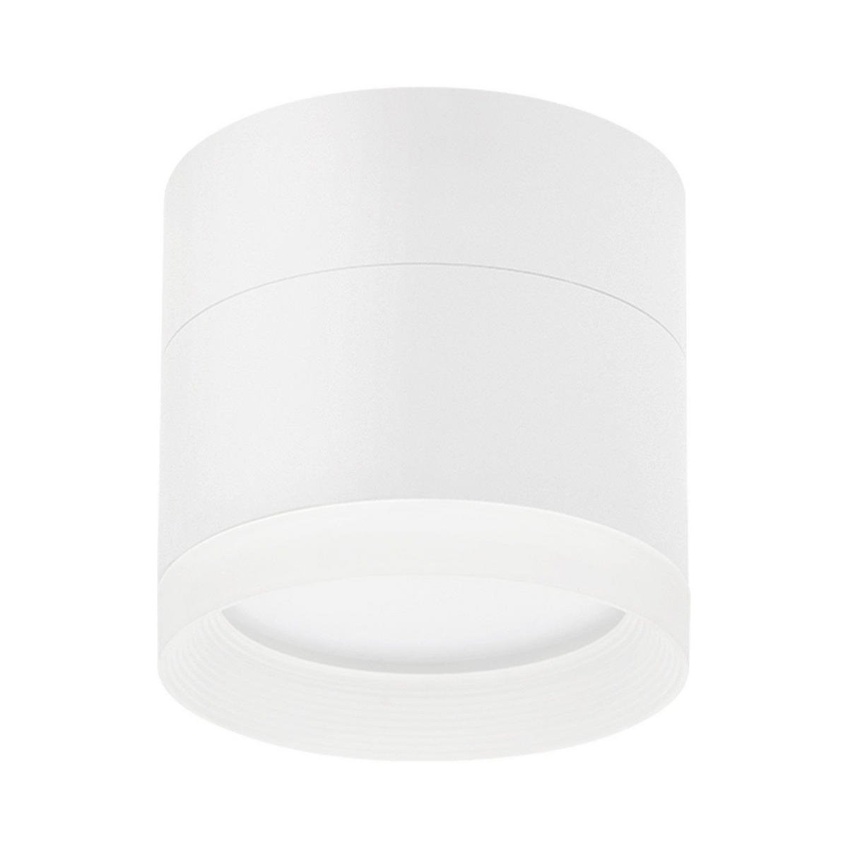 AUFBAULEUCHTE Euskirchen II 8.3/8.3/8.5cm - Weiß, Metall (8.3/8.3/8.5cm) - Nettlife