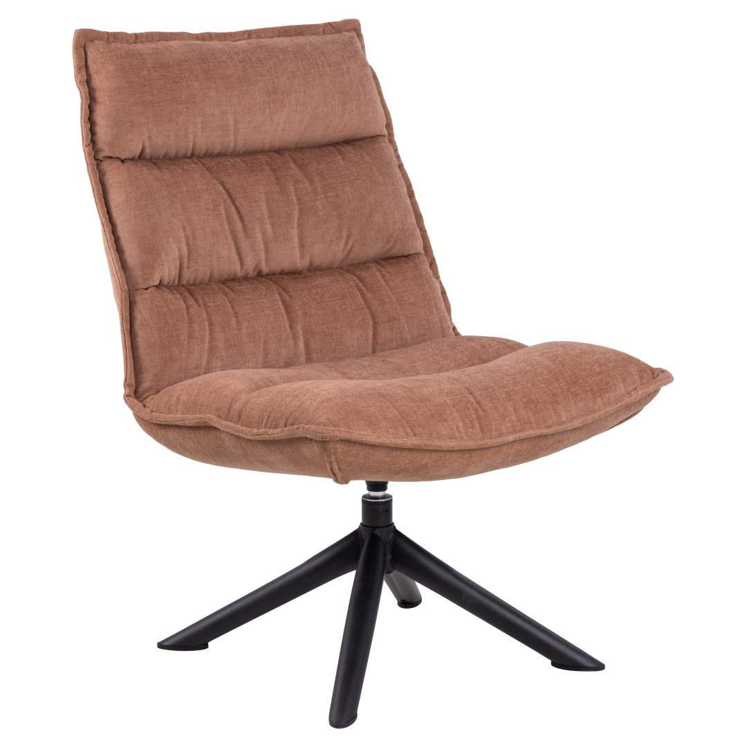 SESSEL, Blizzard, Braun, Stoff, 70 x 80 x 98 cm - Braun, Textil/Metall (70/98/80cm) - ebuy24