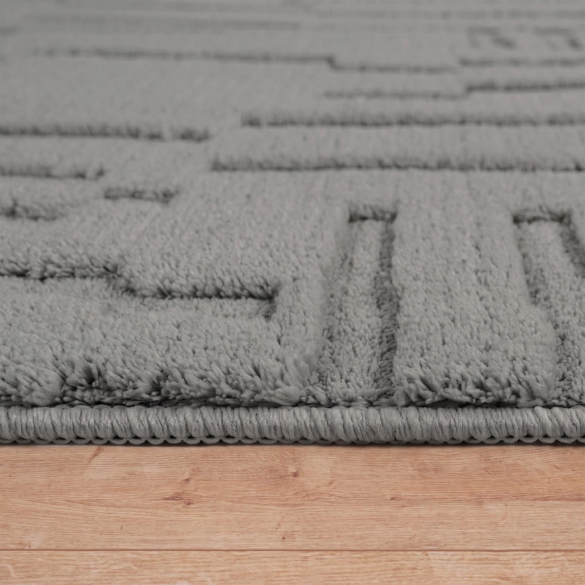 HOCHFLORTEPPICH 160/220 cm Tokio 476 - Grau, Kunststoff (160/220cm) - Paco Home