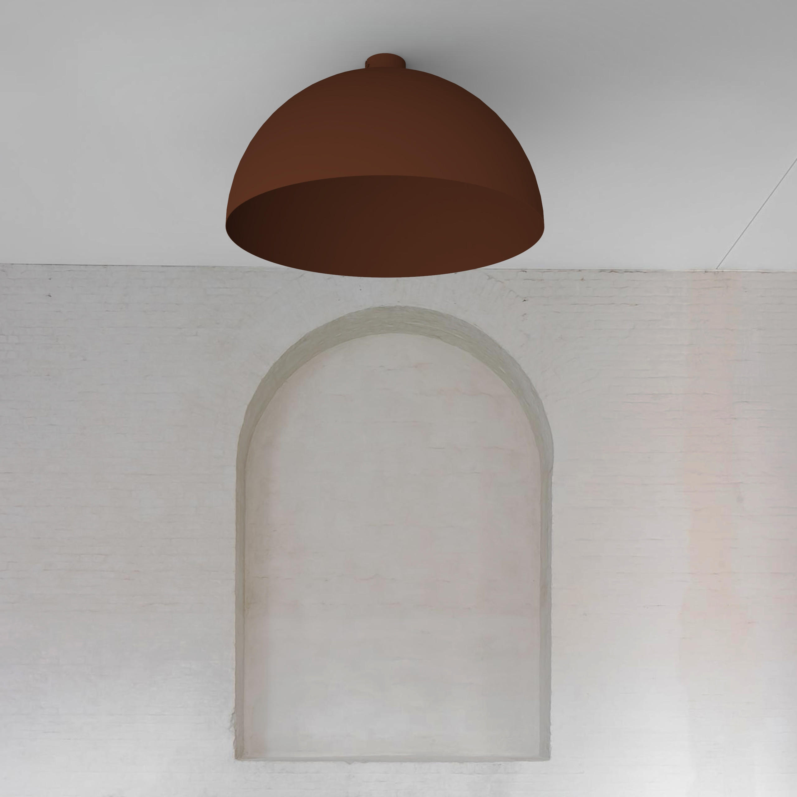 DECKENLEUCHTE - Dunkelbraun, Metall (60/60/30cm) - Lumicom