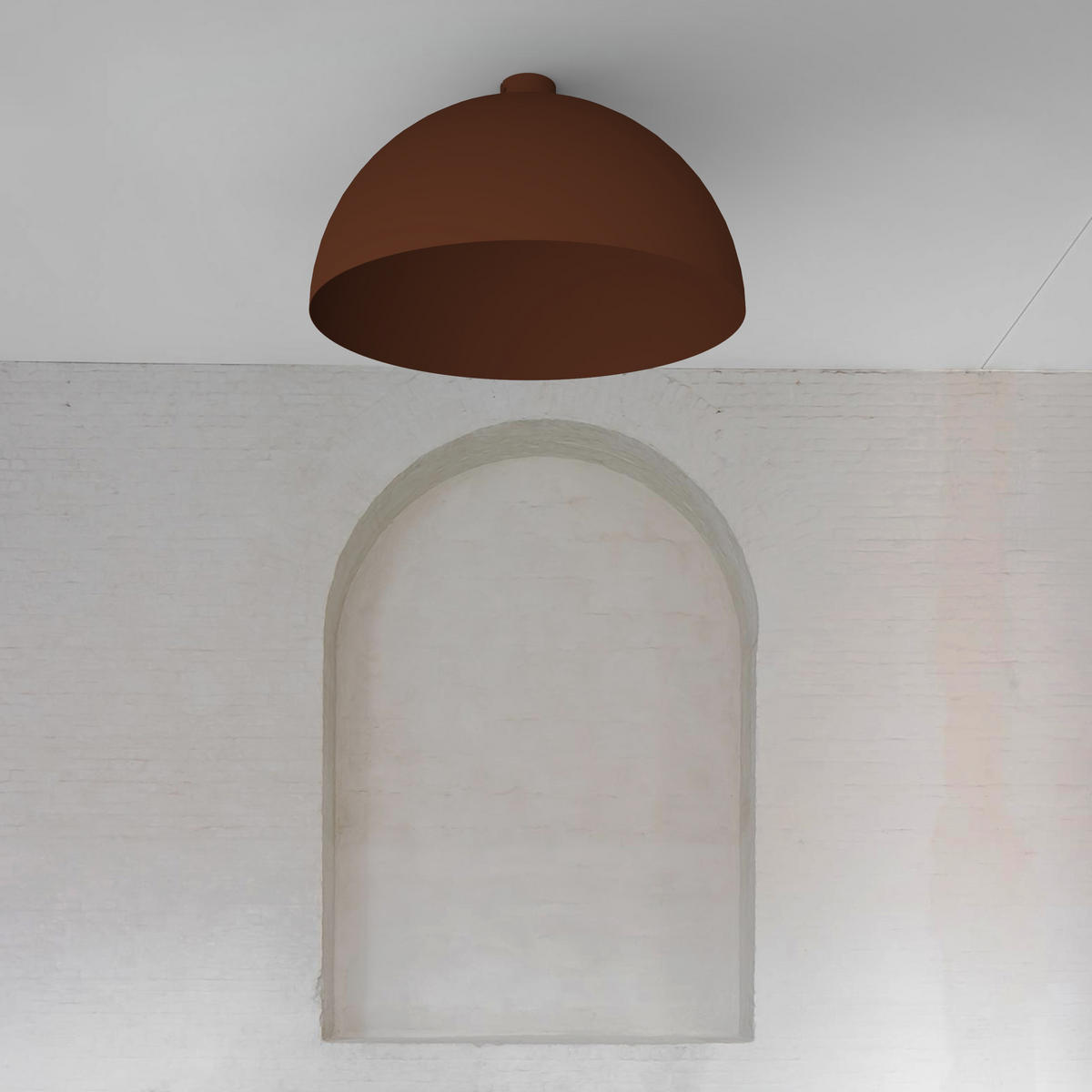 DECKENLEUCHTE - Dunkelbraun, Metall (60/60/30cm) - Lumicom